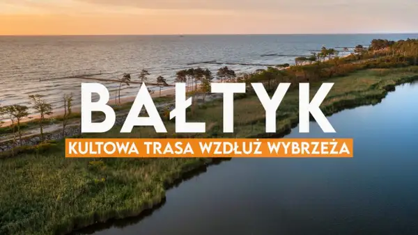 Zachód słońca nad Bałtykiem. Kultowa trasa rowerowa wzdłuż wybrzeża zaprasza na niezapomnianą podróż.